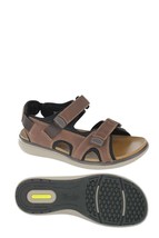 Florsheim men&#39;s venture river sandals - medium width in Brown - size 12 - £62.12 GBP