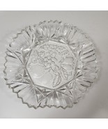 Federal Glass Pioneer Clear 11 Inch Bowl EMBOSSED FRUIT Dish 2 Inch Deep... - $17.79 CAD