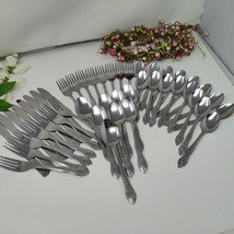 47 Pcs Stainless Steel Stainless Flatware Set Forks, Spoons And Knives - $26.98