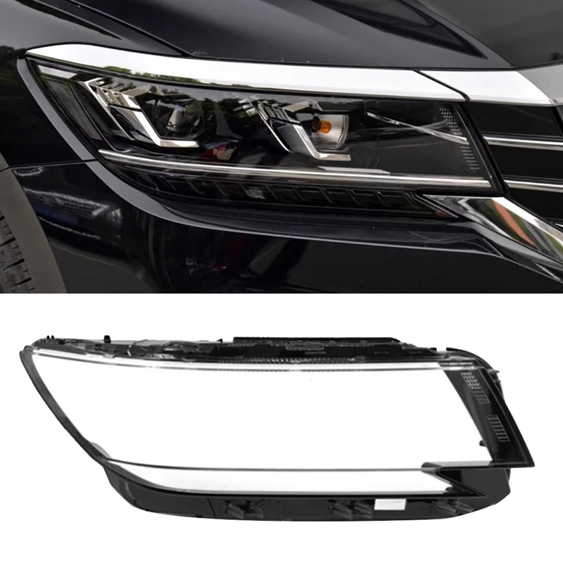 Car Headlight Lens Cover Headlmp Housing For VW Passat 2019-2020 Front Head - £127.08 GBP