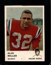 1961 Fleer #191 Alan Miller Exmt (Rc) Raiders (Mc) *X99723 - $7.83