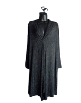 J Jill Wearever Collection Faux Wrap Dress Womens Small Black/White Polk... - $18.81