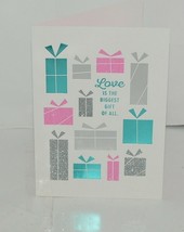 hallmark Love is the biggest Gift of All Wedding Shower Cards 4 set All Same image 2