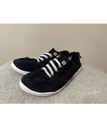 Vionic Beach Breeze Black Canvas Slip-On Sneakers Womens 8.5 - €17,18 EUR