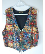 AJ Decorative Western Vest Womens Size Large - $549.87 MXN