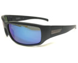 Smith Sonnenbrille Prospect Matt Schwarz DL5 Wrap Rahmen Mit Blau Spiege... - $111.51