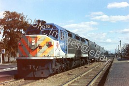 Milwaukee Road 52 F40C Diesel Locomotive Bensenville 1 Color Negative 1970s - £4.07 GBP