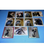 Gorilla Greeting Note Card Lot Of 11 Hand Crafted Custom 5.5 X 4.5 Blank... - $19.99