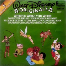 Walt Disney Productions: Whistle While You Work [7&quot; 45 rpm EP] 1972 UK Import - £9.12 GBP