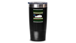 Lincoln Aviator Ugly Christmas Tumbler Mug - £25.20 GBP+