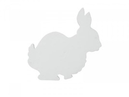 EUROPALMS Silhouette Rabbit, White, 22in - £8.68 GBP