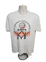 2014 St Johns Volleyball Adult Large off White TShirt - £11.83 GBP