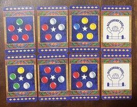 Bazaar Special Edition 1987 Game Replacement Parts: 6 “One star” Cards +... - £7.78 GBP