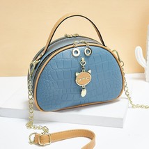 Leather Small Shoulder Bag Handbags for Women 2022 New Fashion High Quality Roun - £40.31 GBP