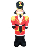 7Ft INFLATABLE TOY SOLDIER NUTCRACKER Lighted Holiday Yard Christmas Dec... - £57.06 GBP