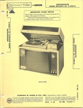 Sams Photofact - Set 886 - Folder 3 - May 1967 - Westinghouse Model BC12A870 - £17.18 GBP