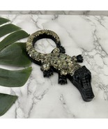 Wondermold Vintage 60s Abalone Resin Crocodile Alligator Souvenir Decor ... - $39.25 CAD