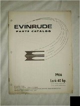 1966 Evinrude 40 HP Lark Parts Catalog - $10.88