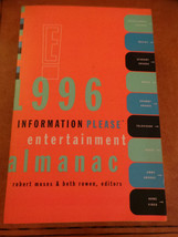 The 1996 Information Please(R) Entertainment Almanac Working Media / Houghton NF - $20.00