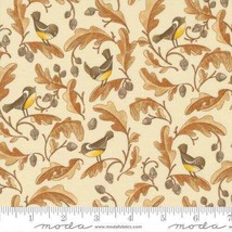 Moda Forest Frolic 48742 12 Cream Cotton Quilt Fabric By the Yard - £9.28 GBP