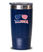 Independence Day Tumbler Merica Independence Day Blue-T-20oz  - £23.13 GBP