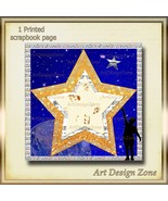 Twinkle, Twinkle Little Star Scrapbook Page for Little Boys - $16.46 CAD