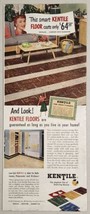 1950 Print Ad Kentile Asphalt Floor Tiles David Kennedy Brooklyn,New York - £12.65 GBP