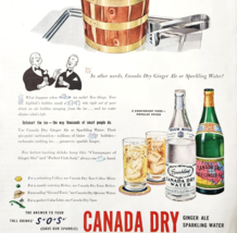 1942 Canada Dry Sparkling Water Ginger Ale Advertisement Soda Pop E90G1 - $35.02 CAD