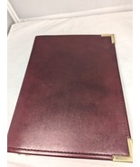 VTG Hazel Planner Leather Business Card Address Binder Book USA 1985 Mar... - £57.99 GBP