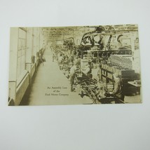Postcard Ford Motor Company Rouge Plant Assembly Line Photo Michigan Antique - £11.93 GBP