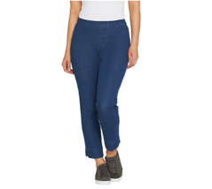 Isaac Mizrahi Live! Regular 24/7 Denim Ankle Jeans Medium Indigo 6, A306930 - £8.97 GBP