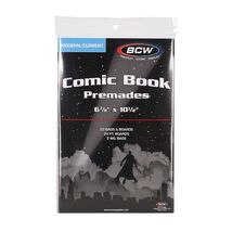 1 pack of 50 BCW 6 ⅞" x 10 ½" Current/Modern Age Comic Book Bags &amp; Boards - $21.54