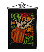 Don&#39;t Drink Beer - Impressions Decorative Metal Wall Hanger Garden Flag ... - £22.35 GBP