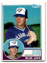 1983 Topps #574 Glenn Adams NM Near Mint Blue Jays - £1.39 GBP