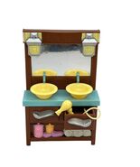 Fisher Price Loving Family Dollhouse Double Sink Vanity 2008 - $13.29 CAD