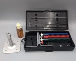 Lansky Knife Sharpening System 3 Stones Honing Oil &amp; Bench mount - $33.85