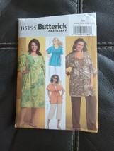 Uncut Butterick Women Plus Sz 18-24W Fast Easy Top Dress Pants Tank Pattern 5195 - £8.47 GBP