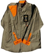 Master Sportsman Shooting Hunting Rugged Outdoor Beige Khaki Shirt Size ... - $628.10 MXN
