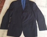 Eleganza by Giorgio Sanetti Super 140s Men’s Suit Coat 40R Navy Blue 2 B... - £29.01 GBP
