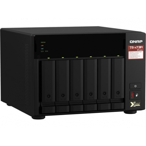 Qnap TS-673A-8G-US QNAP DESKTOP 6-BAY NAS/ISCSI IP-SAN, AMD - $1,365.26