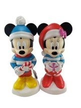 2022 Gemmy Disney Mickey &amp; Minnie Mouse Magic Holiday Outdoor Décor Blown Mold  - £138.42 GBP