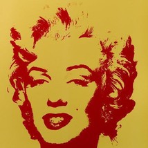 Andy Warhol Dorado Marilyn 11.40 Sunday B Morning Serigrafía Retrato Arte - £493.50 GBP