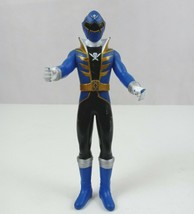 2011 Bandai Japan Power Rangers Megaforce Blue Ranger 7&quot; Vinyl Figure - $12.86