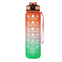 Water Bottle 1L with Straw, Motivational Water Bottle with Time Marker &amp; Buckle  - £87.80 GBP