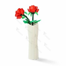 BuildMoc Vase Set Compatible with Flower Bouquet 10280 40461 40460 - $29.87