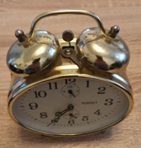 Vintage Perfect  Mechanical Wind-up Alarm Clocks Czechoslovakia Well work. - £35.03 GBP