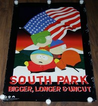South Park Poster Bigger Longer Uncut Vintage 1999 #3446 Funky Enterprises - $34.99