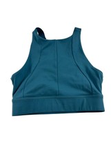 Ryderwear Sports Bra Size Small Teal High Neck Athletic Wear Gym Yoga Pi... - $11.88