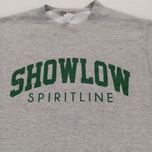 Port & Company SHOWLOW SPIRITLINE Men's Gray Essential Fleece Sweatshirt Size S image 5