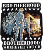 1 NEW JUMBO BROTHERHOOD IS BROTHERHOOD JACKET BACK PATCH JBP56 NEW 12 INCH - £21.97 GBP